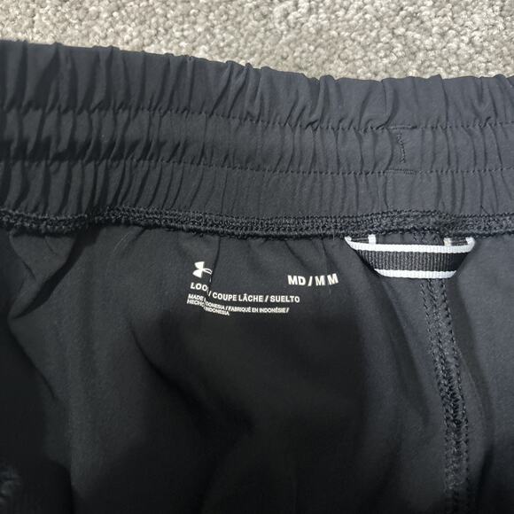 Under Armour Squad 3.0 Water Resistant Pant Men's Size M Black 1370395 Pockets - Picture 2 of 3